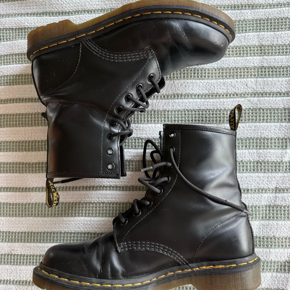Dr. Martens Black Combat Boots